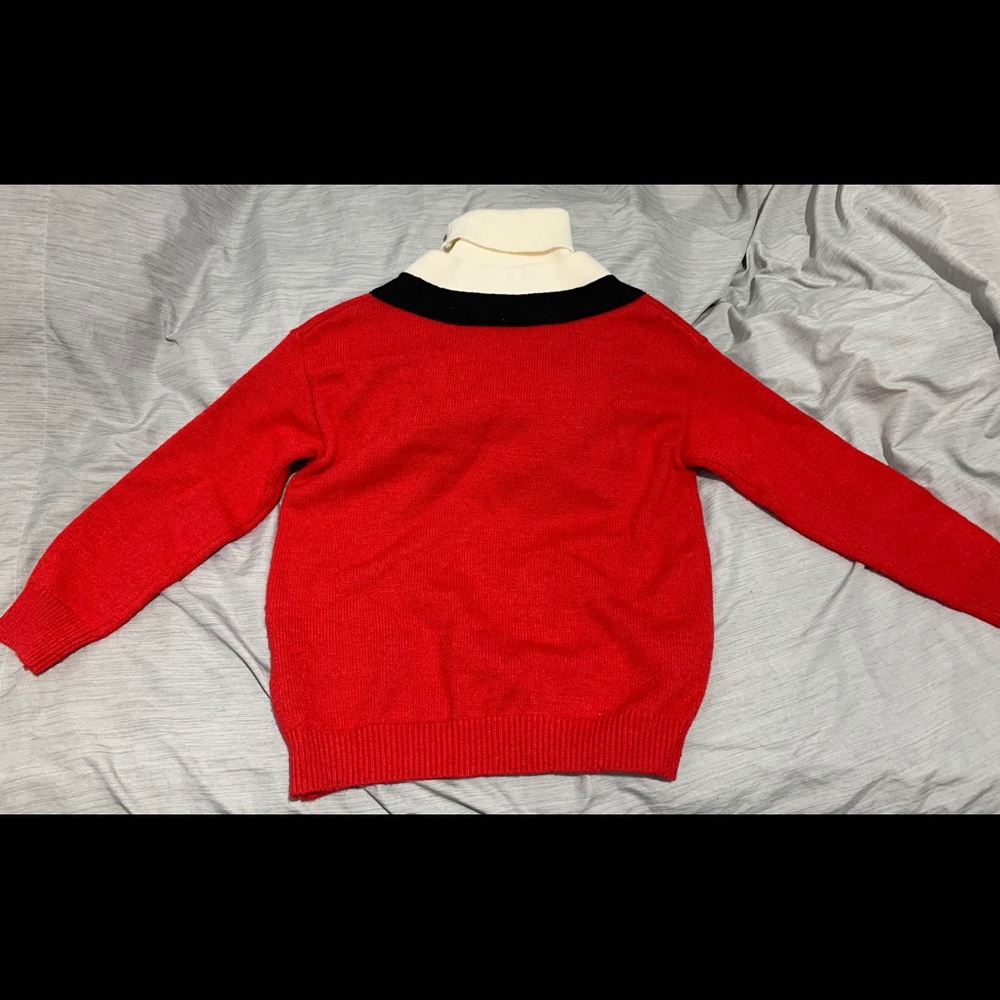 Moncler Gamme Rouge Red And Black Sweater View 2